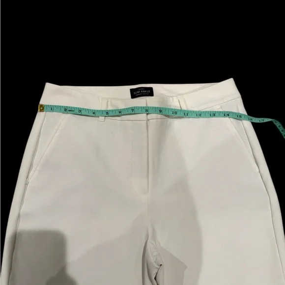 🩵WHBM White Classic Slim Ankle Comfort Stretch Trousers - Picture 6 of 10
